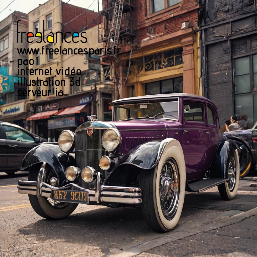 Pao mise en page internet vidéo illustration 3d serveur IA générative AI freelance paris studio de création magazines bhrztc60